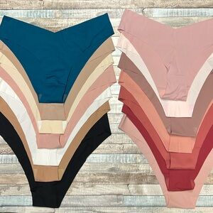 NEW 13 Pair SHEIN Seamless Thong Panty Panties Underwear~Large